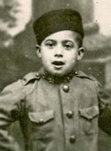 Paco Mayo a los 5 años de edad. La Coruña, Galicia