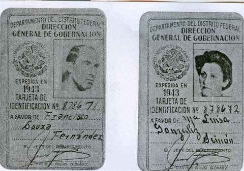 Tarjetas de identificación del DDF