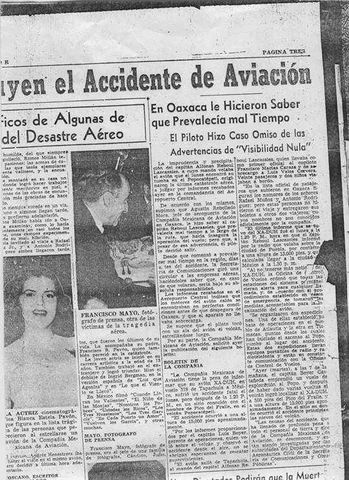 El accidente de aviación