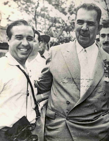 Faustino Mayo y el presidente Lázaro Cárdenas