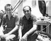 Faustino y Paco Mayo, juntos en el buque Sinaia