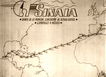 Ruta del buque Sinaia, cruzando el Atlántico. 1939