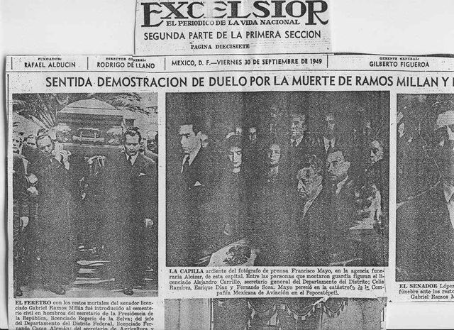 Periódico Excélsior del día 30 de septiembre 1949