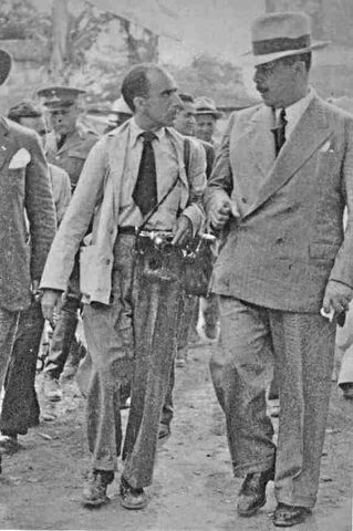El presidente Lázaro Cárdenas en gira, acompañado por su fotógrafo Paco Mayo