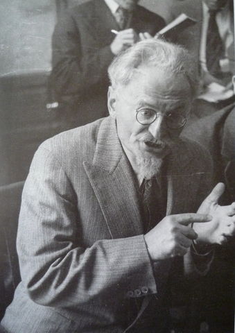 El político soviético León Trosky